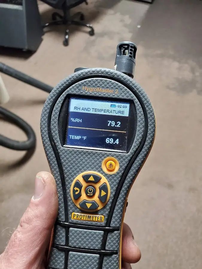 Moisture meter humidity assessment for Fire & Smoke Damage Restoration in Guthrie